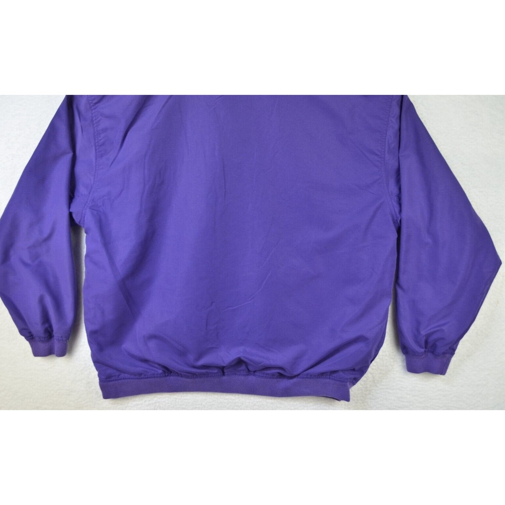 Northwestern Wildcats Jacket Mens XL Purple Pullover Wind Breaker Pockets - Picture 12 of 12